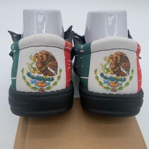 NEW Hey Dude Mexican Flag Wally Funk Hecho Mexico HTF Shoes